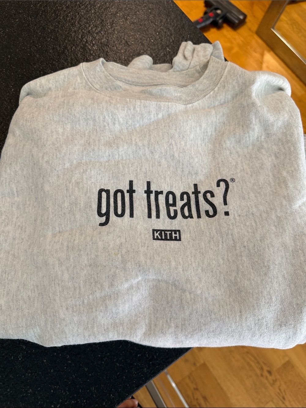 Kith Light Gray 'got treats?' Crewneck Sweatshirt